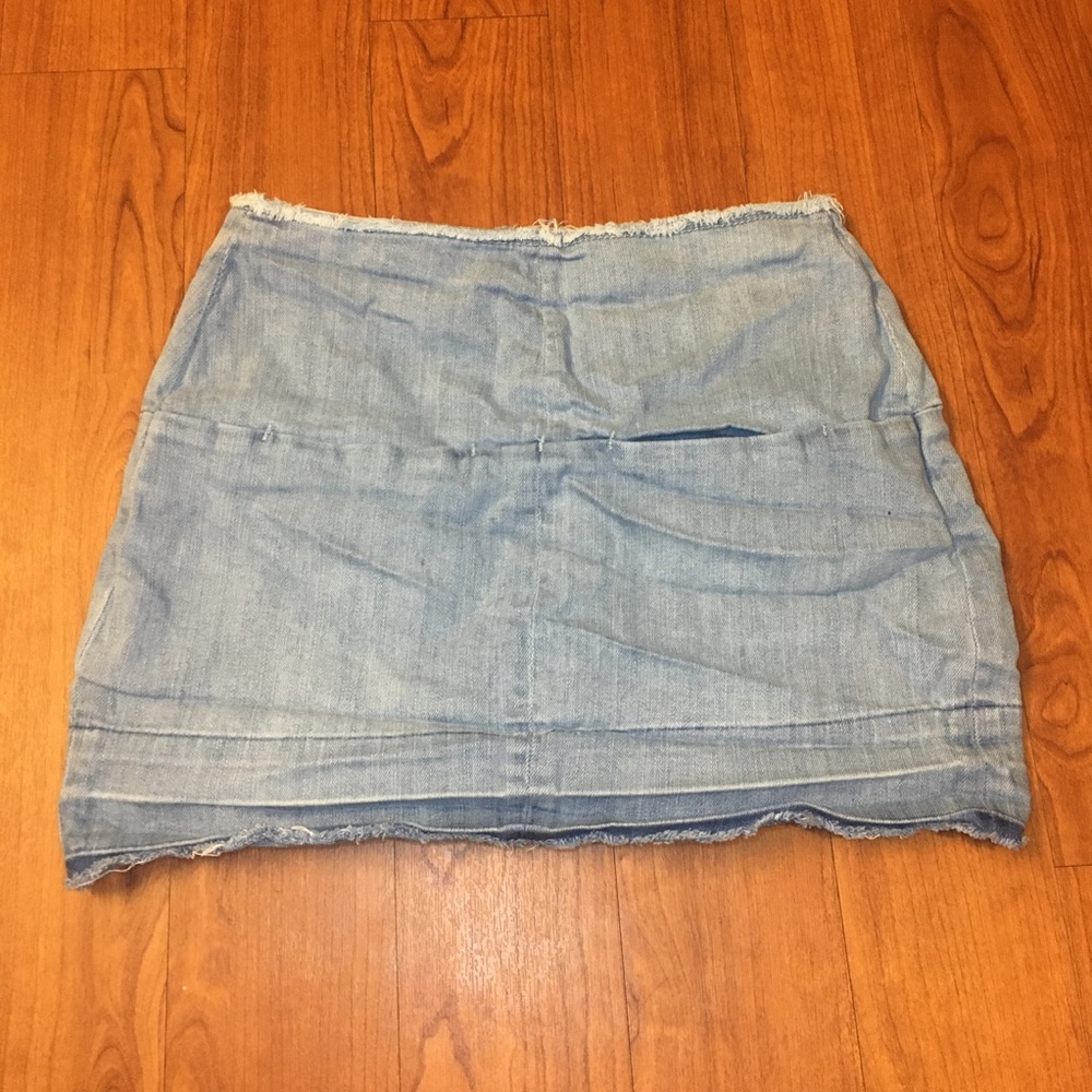 BULLHEAD Vintage Retro Short Mini Blue Denim Jean Skirt 26
